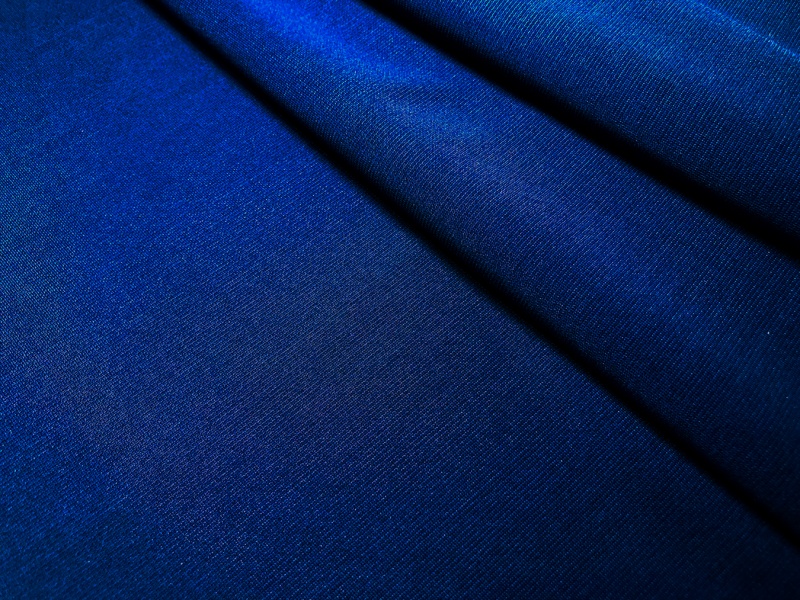 Шелковый трикотаж глубокого синего цвета - Guigou